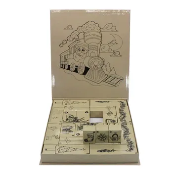 Chocolate Gift Packaging Glossy Advent Calendar Boxes