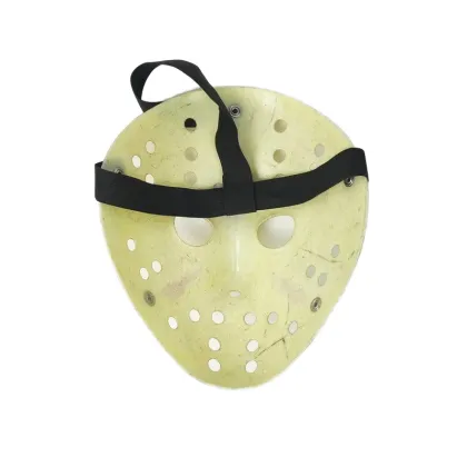 Halloween Masquerade Party Supplies: Yellow Metallic Gold Jason Masks for Cosplay