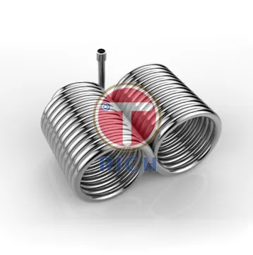 Tubes for single pipe heat exchange