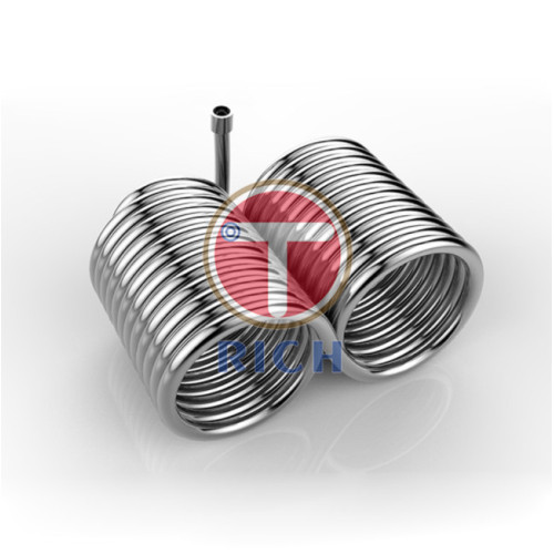 Tubes for single pipe heat exchange