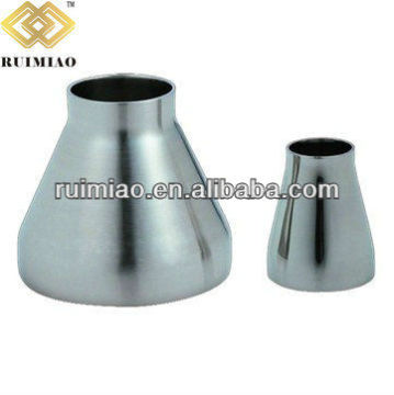 Weld connection, Sanitary grade, stainless steel concentric pipe reducer