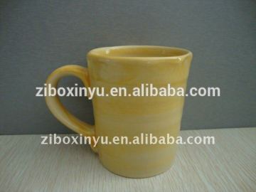 ZIBO XINYU XY-0740 Special Design Mixture Glazed Mug with Handle