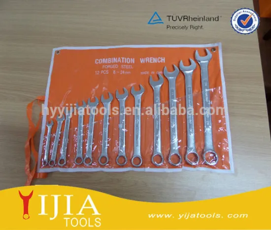 12pcs good quality and popular combination spanner set