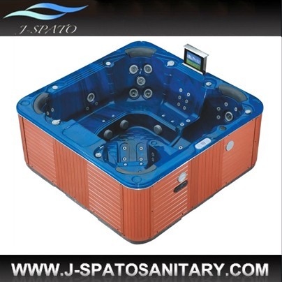 2013 New Style Luxury Massage Freestanding Fiberglass Acrylic Sheet Jakuzzi Above Ground Swimming Pool