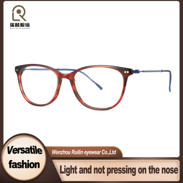 Occhiali da vista classici Cat Eye neri da donna