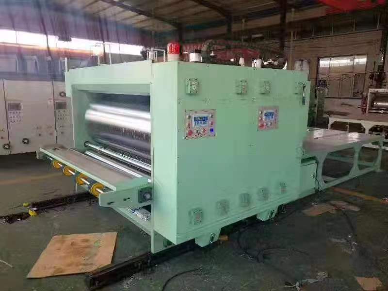 Semi-automatic printing slotting machine
