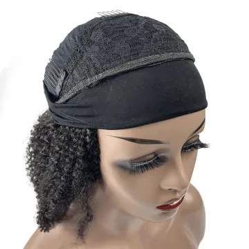 Kinky Straight Wig Headband Human Hair,Long Scarf Wig Glueless Brazilian Remy Hair,Curly Wigs Human Hair Lace Front