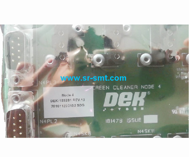 DEK 185281 Node 4 Under Screen Clean Complete Assembly