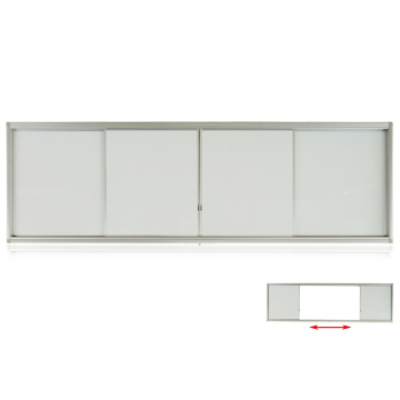 Tableaux blancs coulissants horizontaux Tableau blanc coulissant