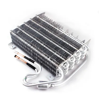 Household refrigerator aluminum fin evaporator
