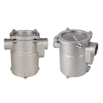 Stainless Steel Marine Seawater Strainers - SS316 1 inch & 4 inch Side Entry