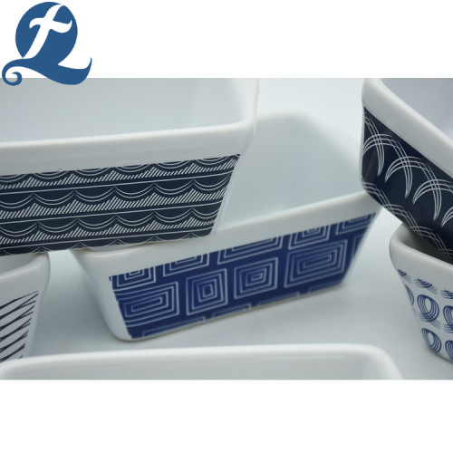 Rectangular loaf bread Custom Printed Ceramic Bakeware