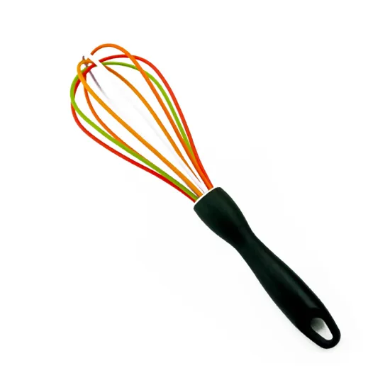 colorful wire silicone coated egg beater