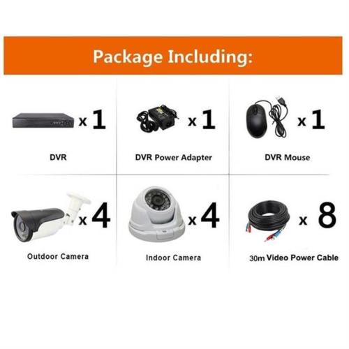 2.0MP HD Video Bullet IR AHD Camera kit