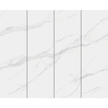 800x2600mm Polished Sintered Stone Slab - Large Porcelain Marble Look Tile