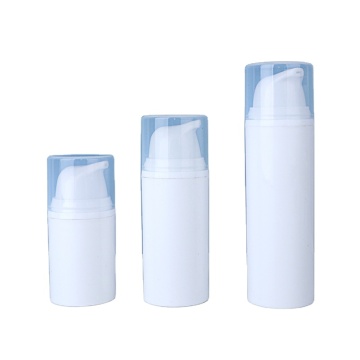 Bouteille de lotion d'essence de soins de la peau sans air 120 ml - Face Cream Pump Bottle avec fermeture de clip-front pour le nettoyant pour le visage en mousse et voyager