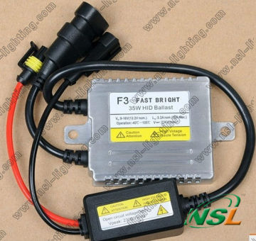 Quick Start 12V F3 F5 F7 35W 55W 70W Slim HID digital xenon Ballast Fast Bright Xenon HID Slim Ballast