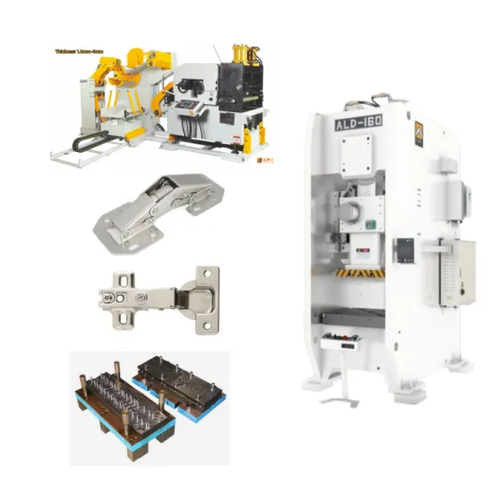Single Press Station Semi-Closed Punching Stamping Power Press Machine for Hello Hinge Drawing Stamping