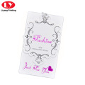 Custom New Design Luxury Clothing Paper Label Tag