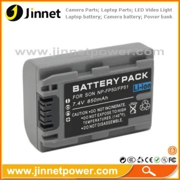 850mah For Sony Np-fp50 Compatible For Camera Dcr-30 Dcr-dvd105 Np-fp30 