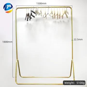 Metal Garment Display Rack for Clothing Hangers