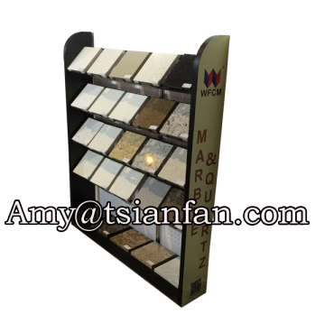 marble paper showing folder quartz stone display rack ceremic tile display rack