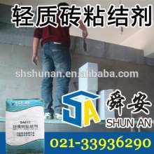 Lightweight brick adhesive