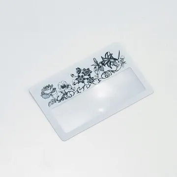 Credit Card Magnifying Lens: 300% Fresnel Magnifier for Personalized Use