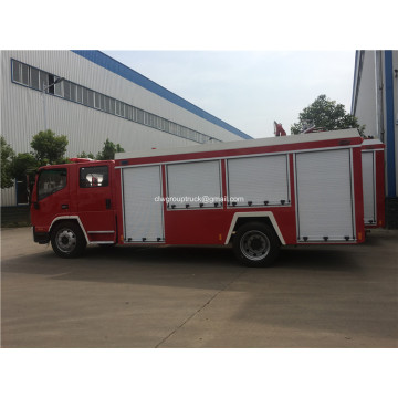 JAC single bridge combined powder foam fire truck