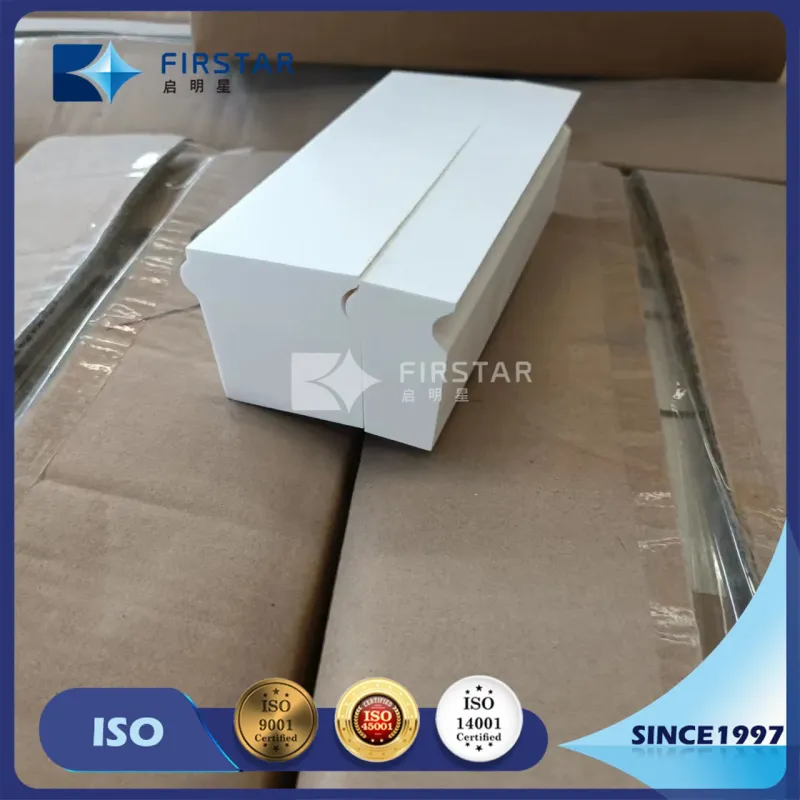 Factory Manufacturer 92% 95% Alumina Ceramic Lining Brick with Interlocking for Ball Mill