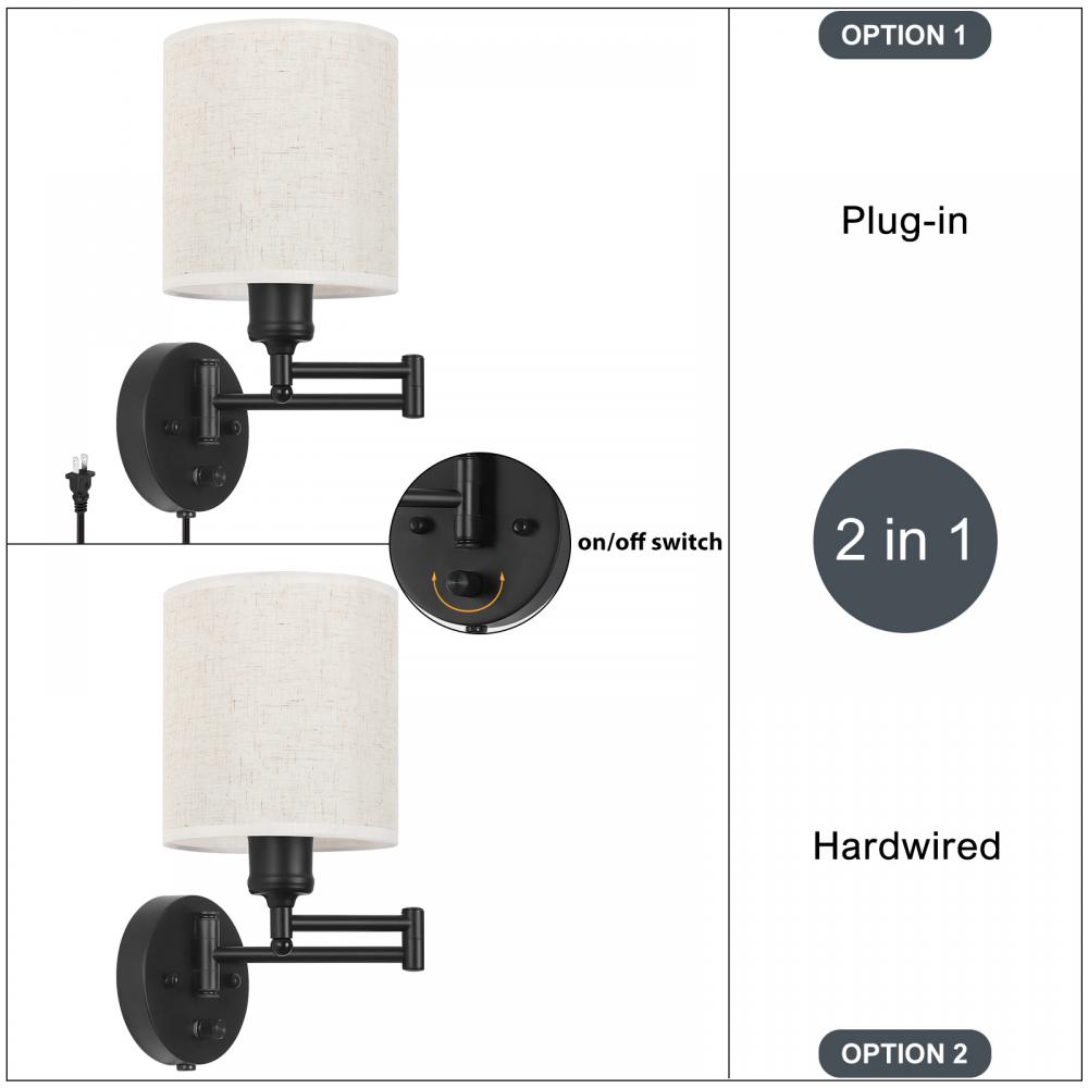 Swing Arm Design Light Fixtures