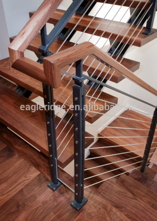 factory custom modern stairs wood stair design