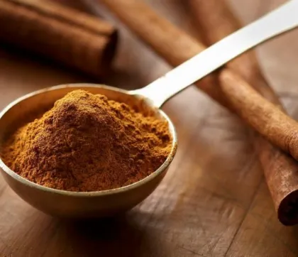 Cinnamon powder used in the bakery