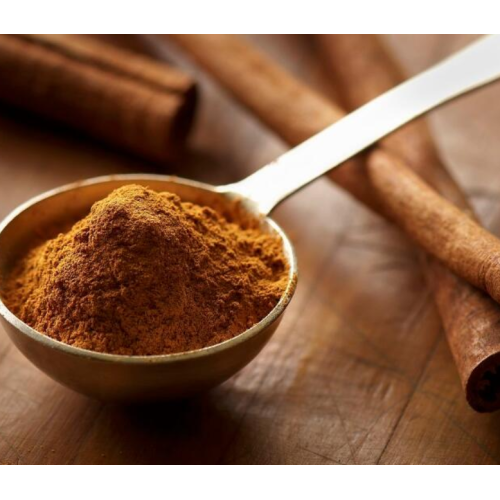 Cinnamon powder used in the bakery