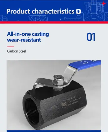 Hexagonal type carbon steel ball valve