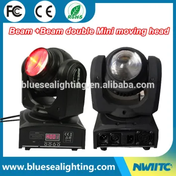 Pro party light RGBW 4-in-1 double side beam mini led moving head