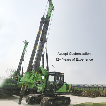 90kN Max Crowd Pressure Crawler Borehole Hydraulic Rotary Drilling Rig