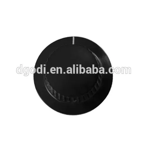 custom made outer threaded double round plastic thermostat knob vendor