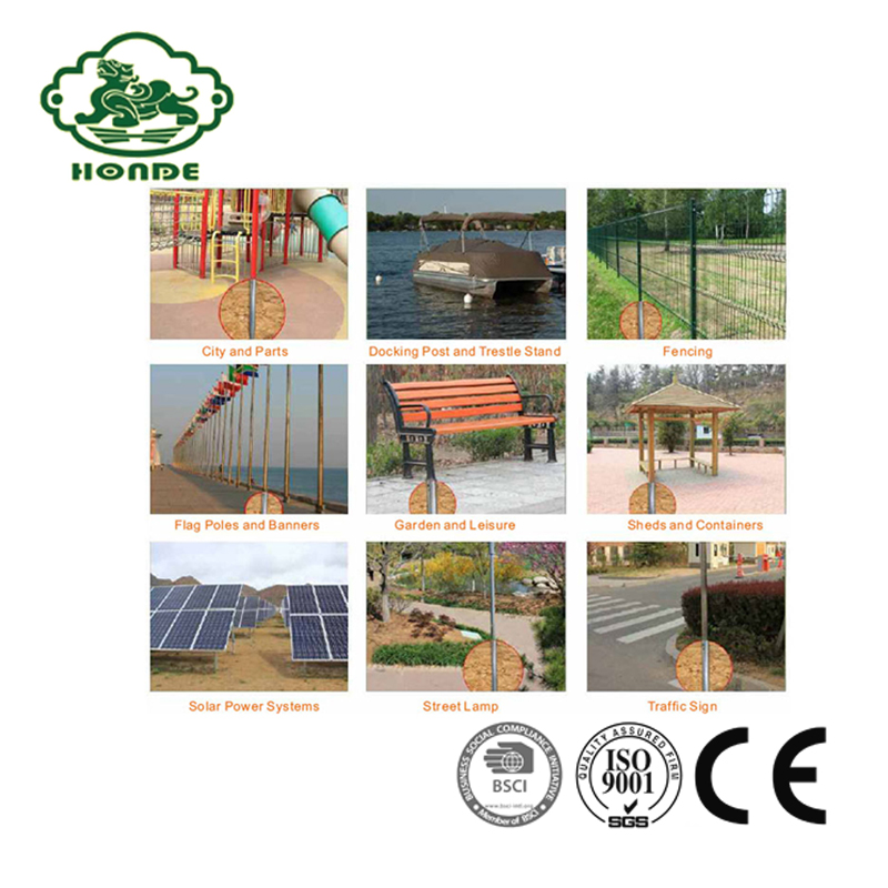 Galvanized Solar Screw Pile 