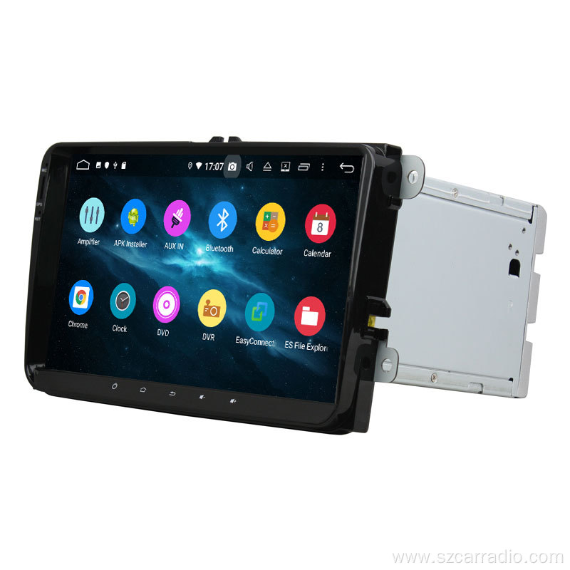 Hot sale android 9.0 car dvd VW universal