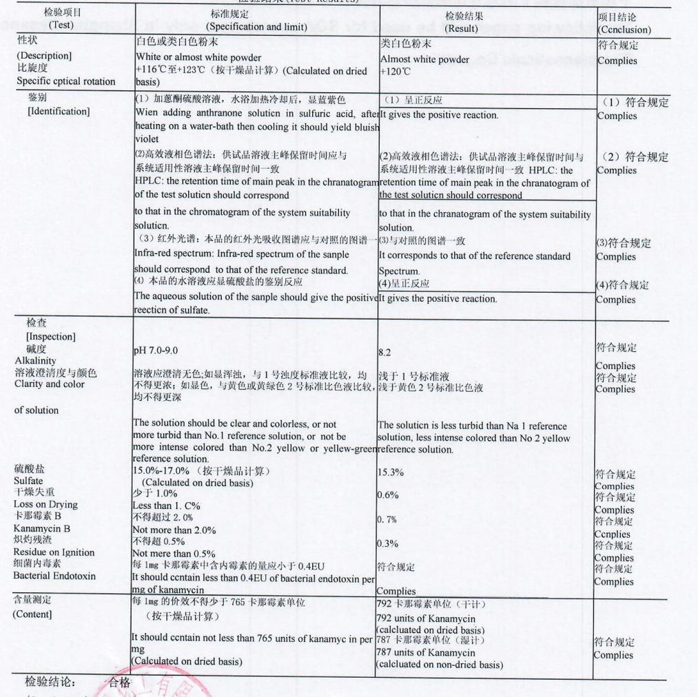 Kanamycin monosulfate