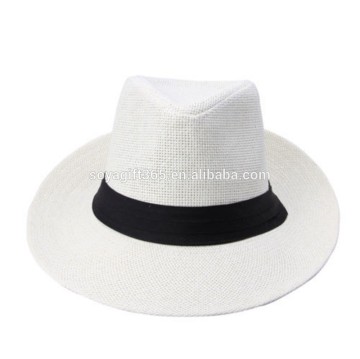 Unisex Fedora Trilby Cap Cowboy Summer Beach Sun Straw Hats