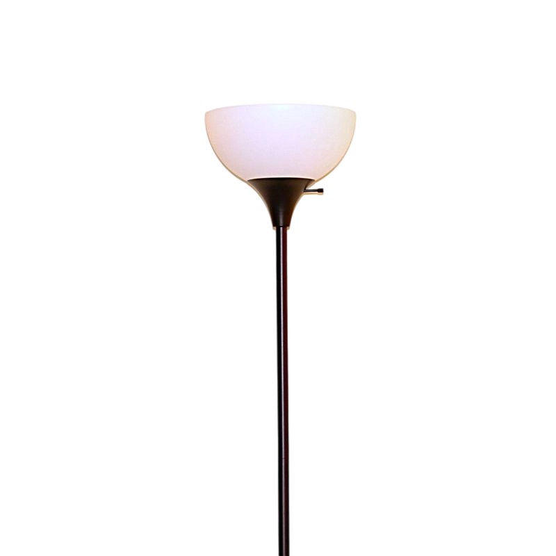 Black glass atmosphere floor lamp