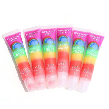 Cầu vồng Sugar Sips Tasty Sugar - Kem dưỡng ẩm cho trẻ em Son bóng với ánh sáng lấp lánh và dầu môi (sẵn sàng gửi)
