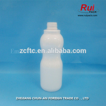 white color plastic bottle,irregular shape PET plastic bottles with cap,spray pump