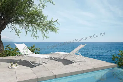 PE Rattan Garden Sun Lounger Set
