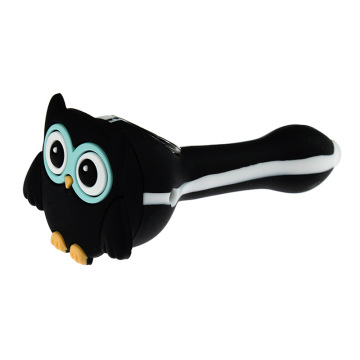 Silicone Owl Smoking Pipe Water Tobacco Pipes