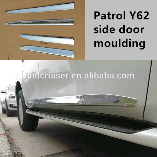 nissa-n patrol Y62 side door moulding chrome trim
