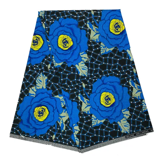 2022 Ankara Polyester REAL WAX 6 African Fabric