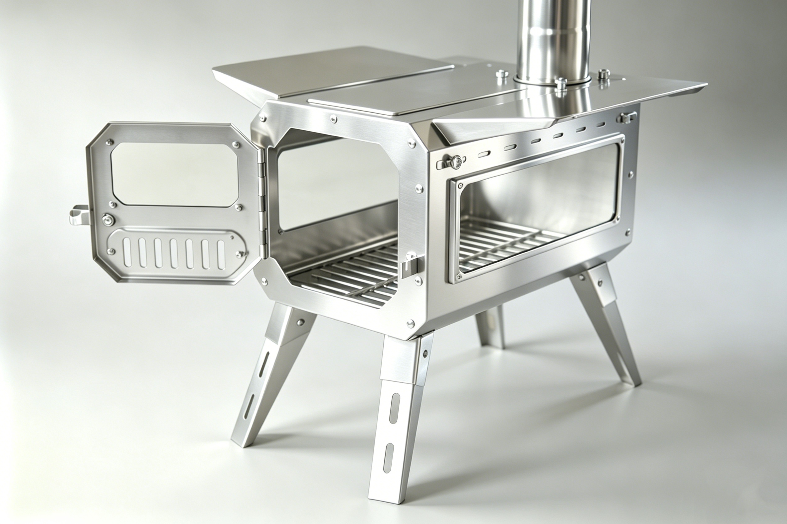 Open Door Camp Stove